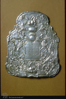 Photograph of: Torah shield.