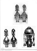 Photograph of: Torah finials.