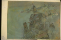 Photograph of: Pann (Pfeffermann), Jacob's Caravan : Pastel on cardboard.