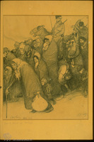 Photograph of: Pann (Pfeffermann), Sous le Knout des Cosaques (Under the Whip of the Cossacks) : Lithograph.