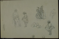 Photograph of: Pann (Pfeffermann), After the Fall : Pencil on paper.