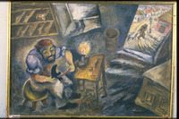Photograph of: The Cobbler : Oil on canvas.