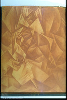 Photograph of: A Portrait of Mr. D : chalk on cardboard.