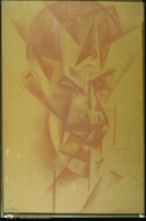 Photograph of: A Portrait of the writer Dovid Bergelson.