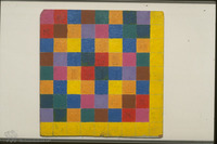 Photograph of: Sgan-Cohen, The Light Sees : Acylic, pencil and wood on wood.