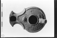 Photograph of: Oil lamp.