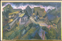 Photograph of: A Shtetl Street.