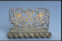 Photograph of: Hanukkah lamp.
