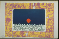 Photograph of: Alechinsky, Soleil cou coupe (Sea and sun).