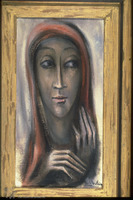 Photograph of: Lichtenstein, Young Woman with Red Head Covering.