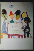 Photograph of: Inger, Our dinner. Illustration for "The Little Boy Motl" by Sholem-Aleikhem.