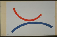 Photograph of: Alcopley, Blue and red arches.