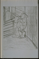 Photograph of: Aronson Ir., Seated clown.