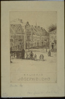 Photograph of: Ex libris of Josef Budko.