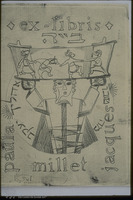 Photograph of: Ex libris of Paula and Jacques Millet.