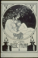 Photograph of: Ex libris of Georg Busse-Palma.