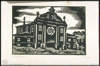 Photograph of: Zarechanskaia Synagogue in Vitebsk.