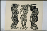 Photograph of: Amen, Triptych: Eve, Lilith, Adam.