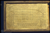 Photograph of: Alphabet Plaque with prayers.