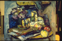 Photograph of: Chwoles, Still life with books.