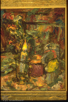 Photograph of: Chwoles, Still life with a candle.