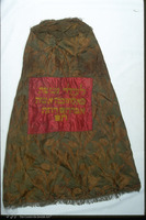 Photograph of: Torah mantle.