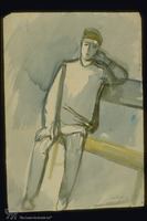 Photograph of: Akselrod, Seated Youth.