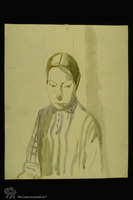 Photograph of: Akselrod, Woman with smooth hair.