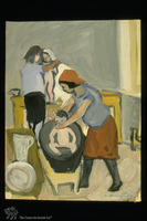 Photograph of: Akselrod, Bathing children.