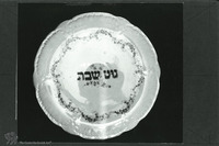 Photograph of: Sabbath plate.