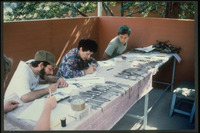 Photograph of: CJA team documenting in Kuba, Azerbaijan.