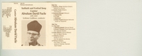 Sabbath and festival song