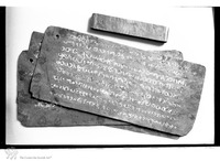 Photograph of: Maharaja's copper plates.