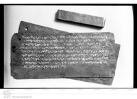 Photograph of: Maharaja's copper plates.