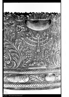 Photograph of: Torah coronet : Menorah.