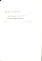 תיעוד בנושא: Alterthum Martin, אלטרתום מרטין.