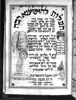 Photograph of: Prayers for Hoshana Rabba.