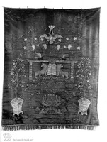 Photograph of: Parokhet (Torah Ark Curtain), Moldavia, 1900-1925.