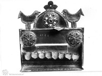 Photograph of: Hanukkah lamp.