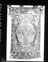 Photograph of: Torah Ark curtain, Uzbekistan, 1920.