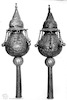 Photograph of: Torah finials, Iran.