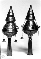 Photograph of: Torah finials, Israel/Eretz Israel.