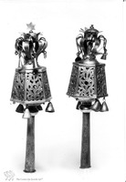 Photograph of: Torah finials, Israel/Eretz Israel.