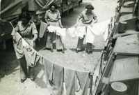 חנה לוין בעת שירותה בצבא הבריטי במצרים ופלשתינה.