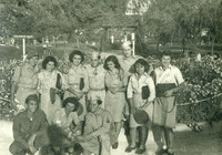 חנה לוין בעת שירותה בצבא הבריטי במצרים ופלשתינה.