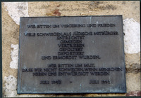 Photograph of: Memorial plaque in Hannoverisch Münden.