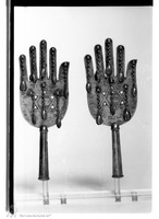 Photograph of: Torah finials.