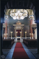 Photograph of: Interior, Synagogue in Sofia, Bulgaria.
