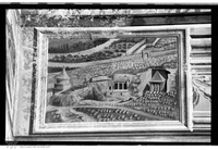 Photograph of: The Great Yeshiva in Meah Shearim in Jerusalem - Wall paintings.
