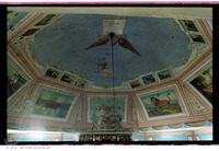 Photograph of: Great Synagogue in Hârlău-Domed ceiling.